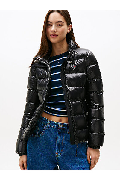 Tommy Hilfiger Kadın Siyah Şişme Ceket
