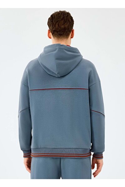 SKECHERS M Hoodie Hooded Sweatshirt S2520227 Men's Hooded Sweatshirt Gray