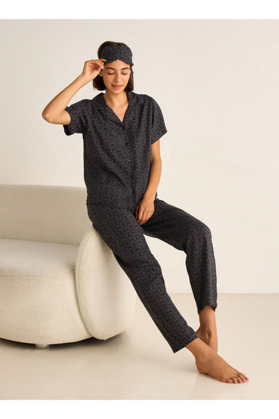 FAV طقم بيجامة قميص وبنطال