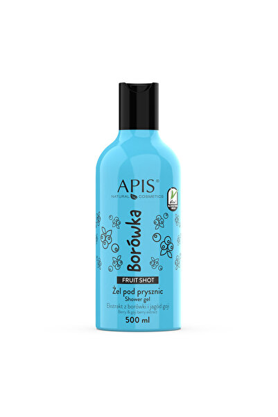 Apis Natural Cosmetics Gel de dus Fruit Shot cu coacaze, 500 ml