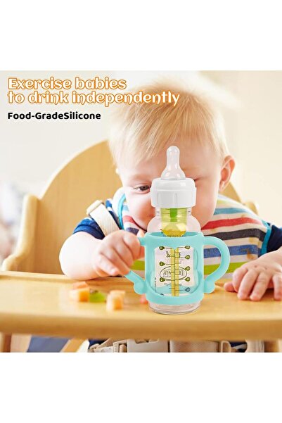 LinJie Soft Silicone Baby Bottle Handles, BPA-Free, 4 Pieces