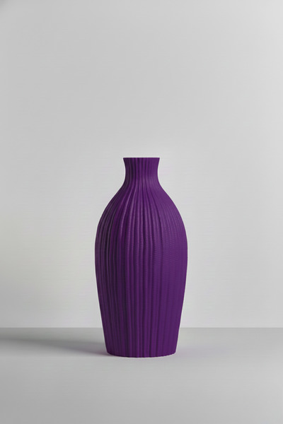 Smile3D Dekoratif Dokulu Vazo 20 cm 3d Ağır Baskı