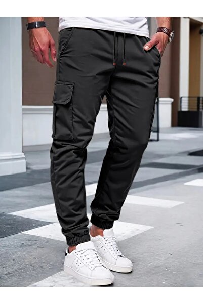 SERAZAT Men's Cargo Pocket Pack Pants Cotton Stretch Fabric Cargo Pants