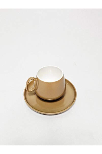Casalina 2-piece set, cup and saucer, cappuccino color