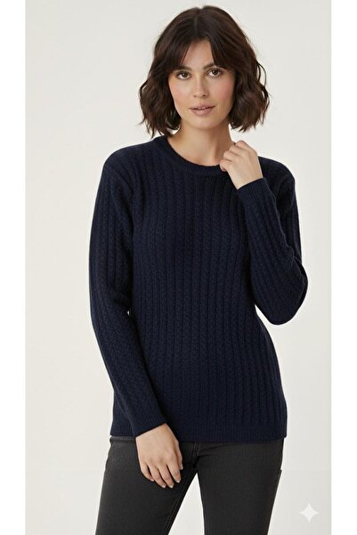 BLUEMOOR PULOVER TRICOTAT DE LANA CU GAT DE BICICLETA MODEL din material subțire