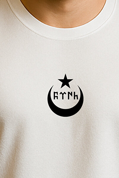 BESSA White Moon Star Printed Athlete Tank Top Crew Neck Cotton Sleeveless Tank Top Men