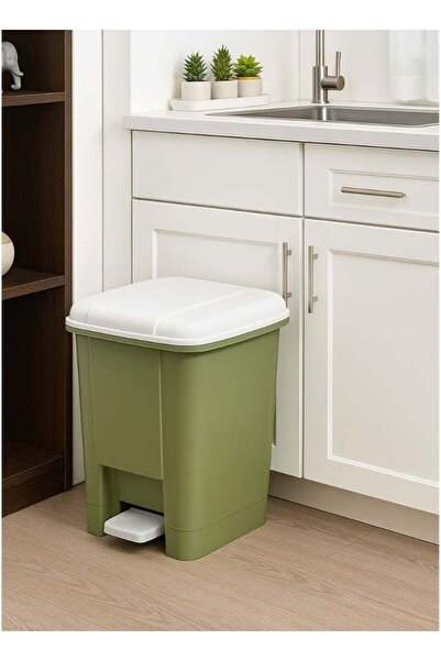 SUPPLIER 12L High Quality Trash Bin - Durable Plastic Waste Bin with Pedal for Home, Kitchen, Office