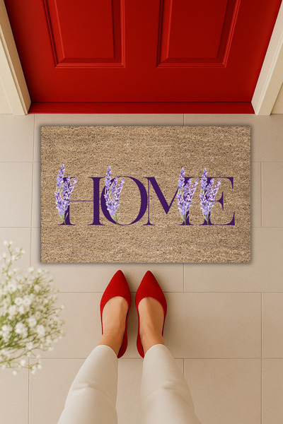 Dormot Yüksek Kaliteli Modern Dijital Baskı - Lavanta Home Temalı 70x45cm - İ...