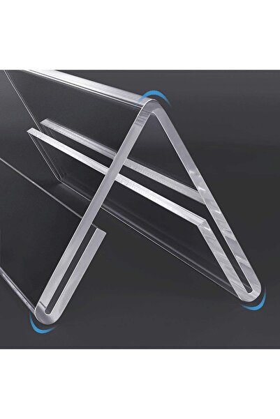 Slasa Acrylic Desk Name Plate Holder Sign Frame 12x2 Inch 10 Pack Office Use