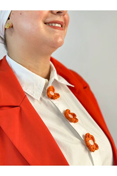 LALE STYLES Hand Knitted Button Ornament – for Children & Adults – Crochet Button Cover