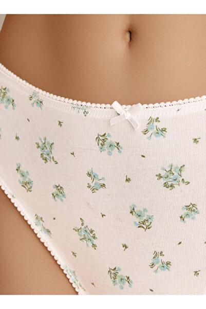 FAV High Leg Panty with Lace Trim - Pack of 5