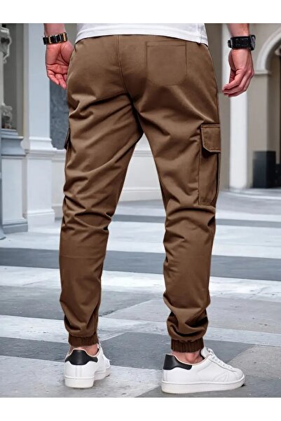 SERAZAT Men's Cargo Pocket Pack Pants Cotton Stretch Fabric Cargo Pants