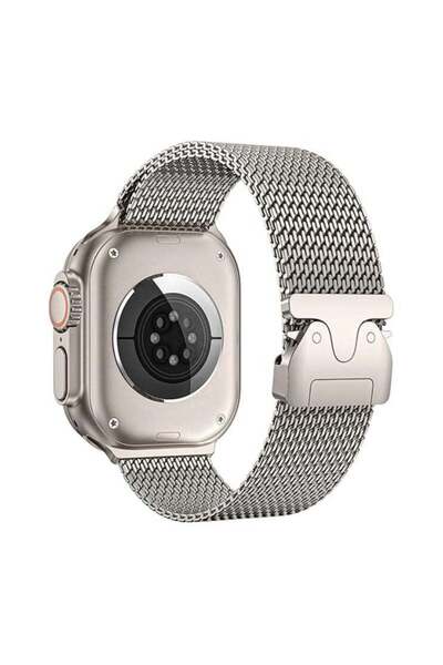 Generic Titanium Milanese Mesh Loop Band for Apple Watch 44/45/46/49mm (Ultra/Ultra 2)