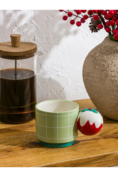 LC Waikiki Lcw Home Bow Printed Ceramic Mug 390 ml