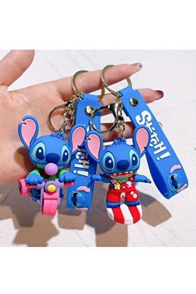 OEM Breloc Stitch 3D cu bretea din silicon, Jucărie Figurina cu Detalii 3D, 1...