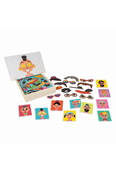 Happi Hobbi Magnetic Faces Toy for Kids Ages 3-7