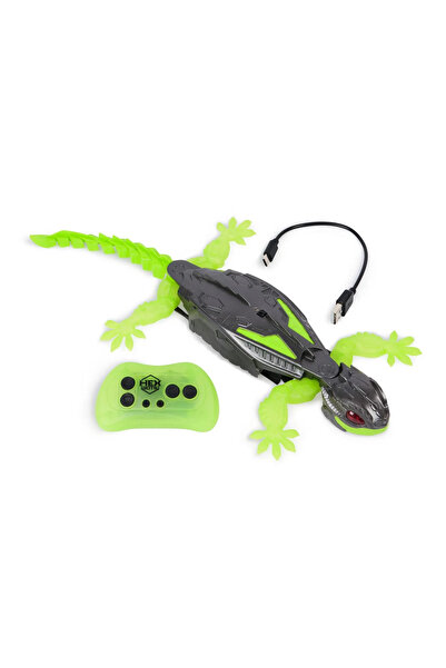 Hex Bots Green Gecko Climbing Toy with Remote