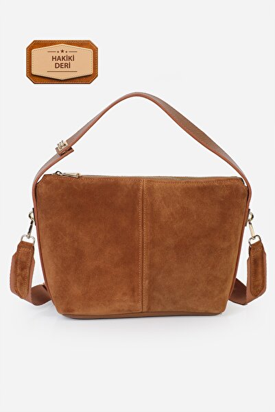 Alessia Bag Cadive Genuine Leather Suede Women's Shoulder Bag with Adjustable...