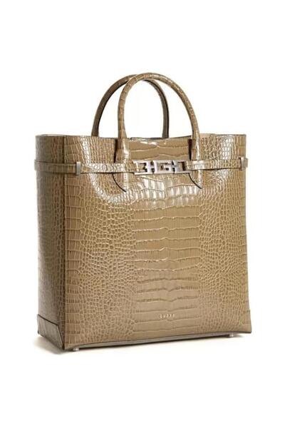 Guess Women's Beige Cristina Satchel Handbag