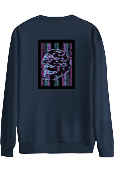 BetterThanCo Neon cu imprimeu guler rotund supradimensionat Swea tricou