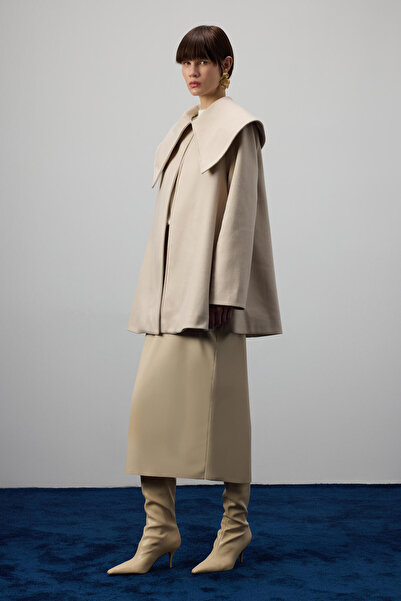 Touché Privé Wide Collar Cardigan Coat