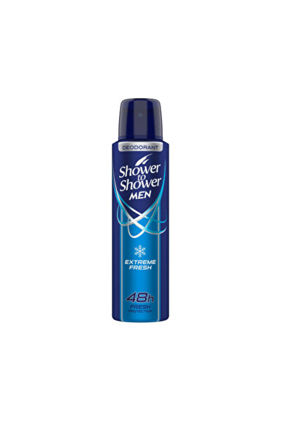 Shower To Shower Deodorant Spray for Men - Extreme Fresh, 150 ml