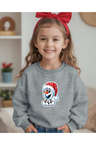 haha New Year's Themed Printed Long Sleeve T-Shirt for Children