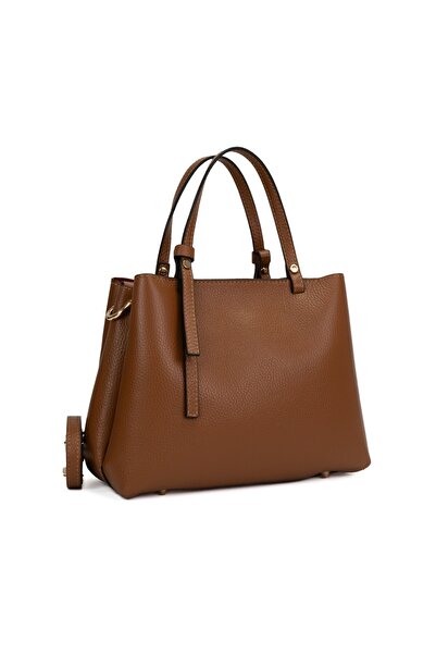 Posete Fagaras Poseta Piele Martine - Coniac, Geanta Casual din Piele Naturala, Geanta, Genti