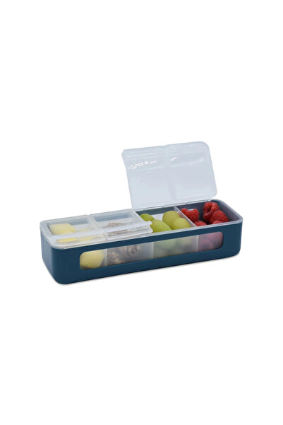 Melii Luxe Snack Box 4 Compartments - Blue