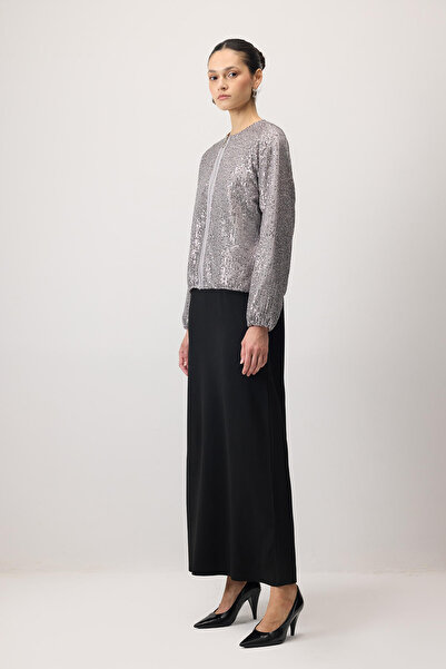 Touché Privé Zippered Sequin Jacket