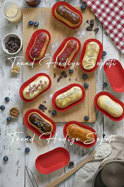 Trend Hediye Sepeti Approximately 200 Pieces of Paper Cups, 24X54X18H mm Bakl...