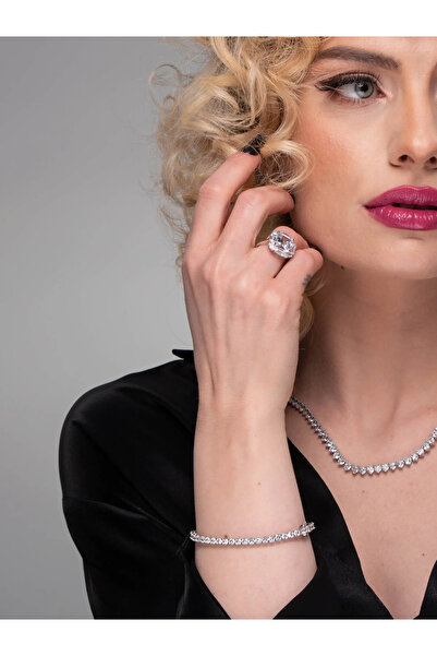 FELICELY 925 Silver Tennis Bracelet Daiana