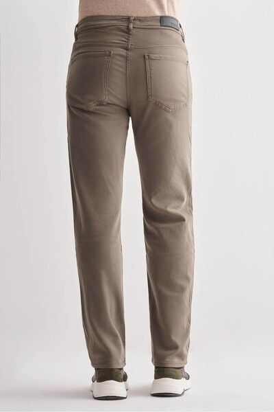 İmza 5 Pocket Slim Fit Khaki Men's Trousers 1003255322