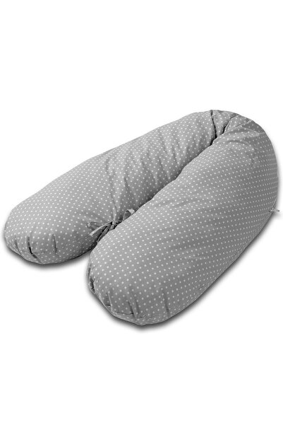 Kidizi Pernă maternitate 3 în 1 Lena, 160 cm - Buline gri