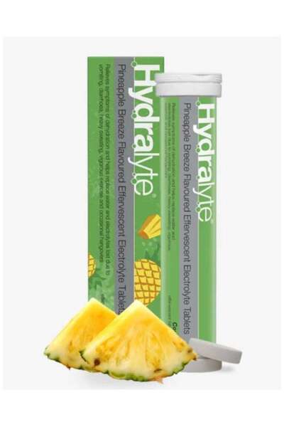 HYDRALYTE Effervescent Pineapple Breeze Flavoured Electrolyte 20 Tablets