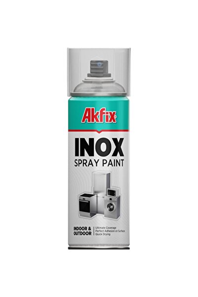 Akfix İnox Sprey Boya Çelik Efekt 400 ml. 380 gr