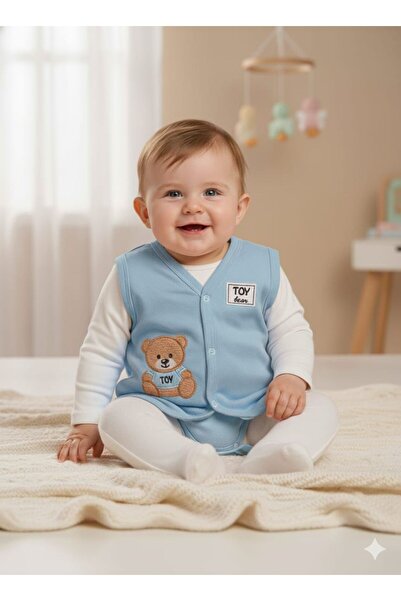 ZERVA QUEEN Embroidered Baby Boy Vest