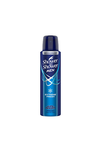 Shower To Shower Deodorant Spray for Men - Extreme Fresh, 150 ml