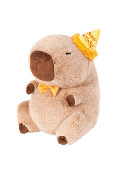STIP Multicolor Plush Happy Birthday Capibara 20cm