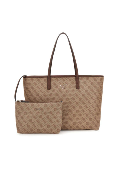 Guess Power Play Large Tote Bag - Brown, Women's Fashion
