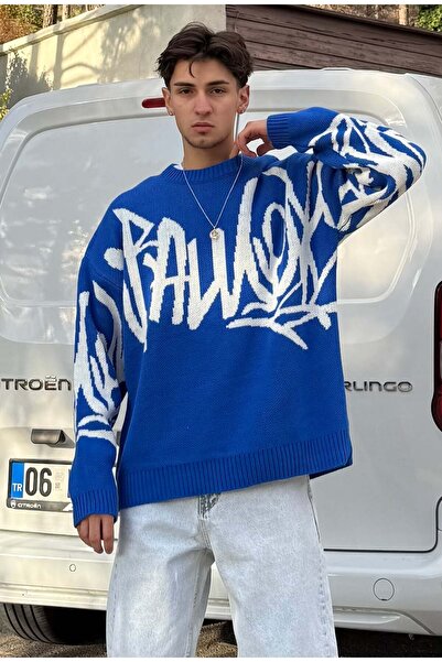 zaee Υπερμεγέθες Πλεκτό Πουλόβερ Πριμιούμ Ποιότητας