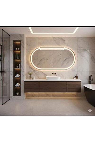 Rose Tasarım 80/60 BEYAZ LEDLİ DOKUNMATİK