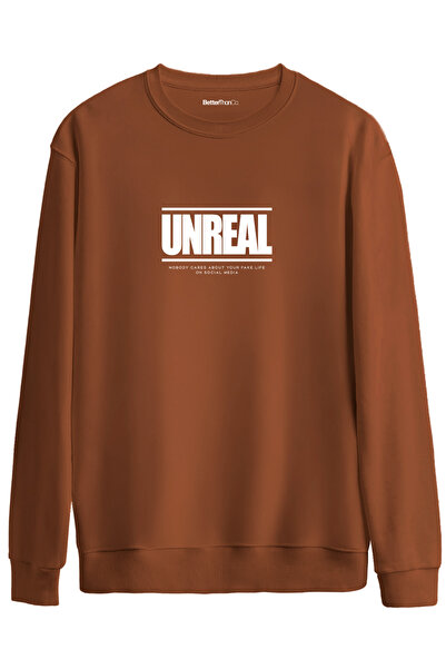 BetterThanCo Unreal cu imprimeu guler rotund supradimensionat Swea tricou