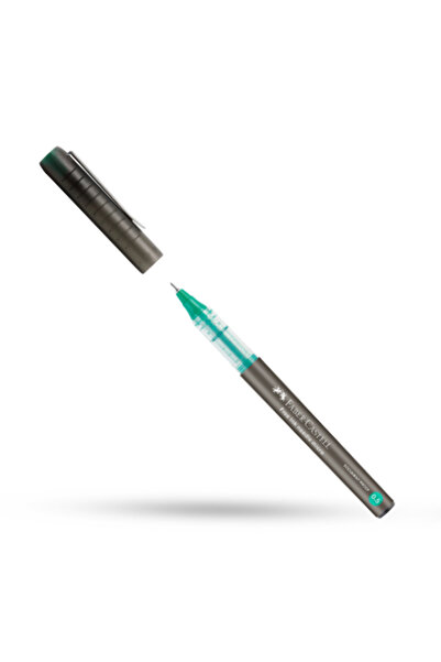 Faber Castell إبرة بكرة حبر مجانية، دقيقة 0.5 مم، خضراء