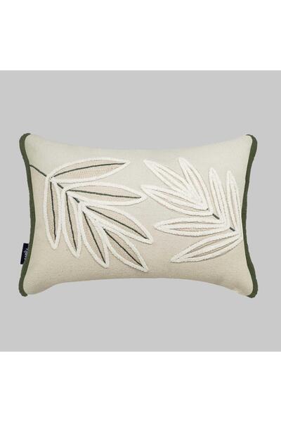 Sarev Folia Throw Pillow 30X45 Beige
