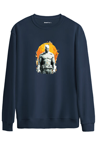 BetterThanCo سترة ويت مان مطبوع برقبة دائرية قصة فضفاضة