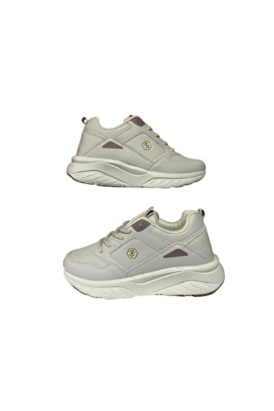 Queen Step 2105 Unisex Sports Shoes Beige