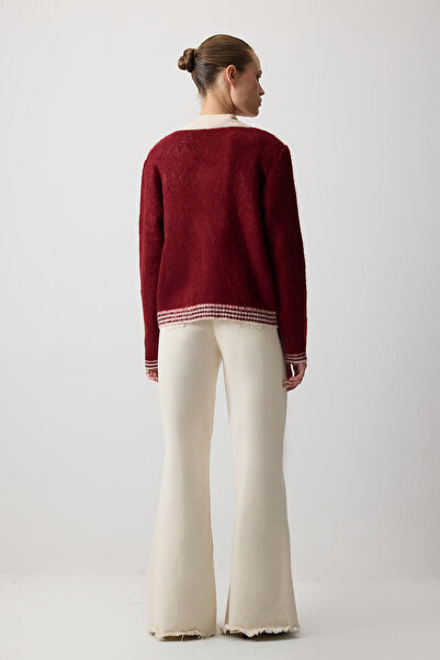 Touché Privé Block Color Knitwear Cardigan