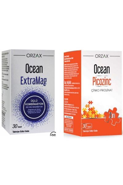 Ocean Orzax Extramag 30 Tablet + Picozinc 30 Kapsül KOFRE