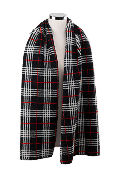 AQUABERRY Soft Plaid Premium Winter Scarf - Smoked